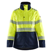 Blaklader 4917 1534 Dames Multinorm Winterjas High Vis Geel Marineblauw