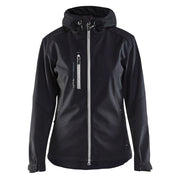 Blaklader 4919 2517 Dames Softshell Jack Zwart Zilver