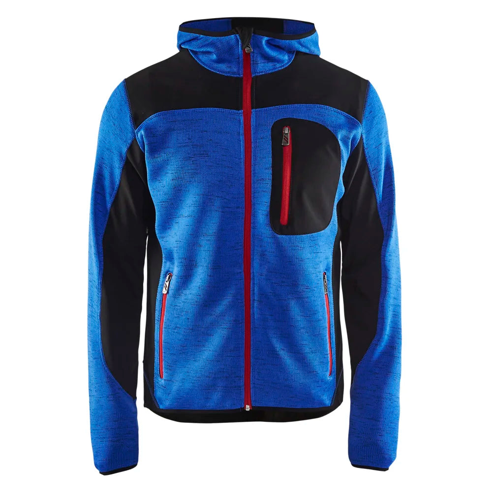 Blaklader 4930 2117 Gebreid Vest Met Softshell Korenblauw Zwart