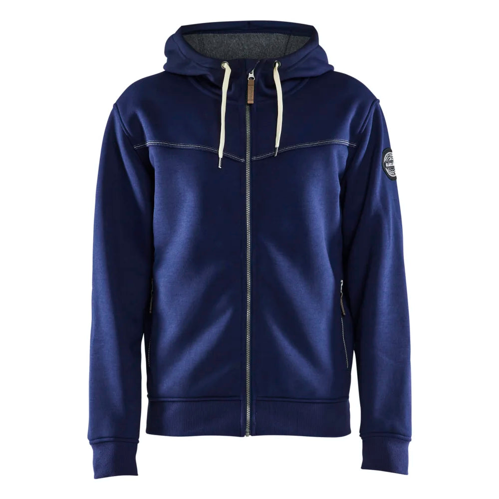 Blaklader 4933 2514 Hooded Sweatshirt Met Rits Gevoerd Marineblauw