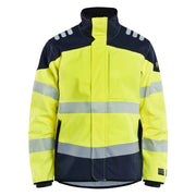 Blaklader 4948 1560 Apc 2 Multinorm Softshell Jack High Vis Geel Marineblauw