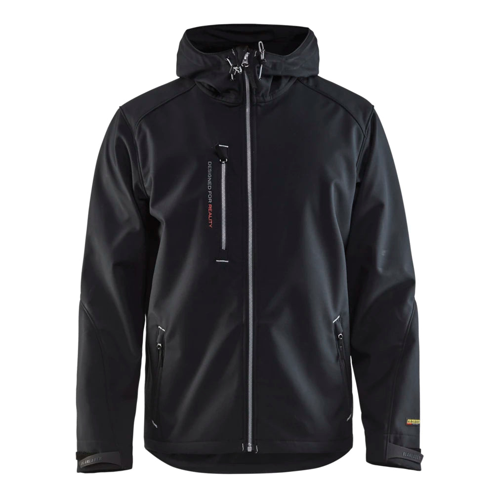 Blaklader 4949 2517 Softshell Jack Zwart Zilver