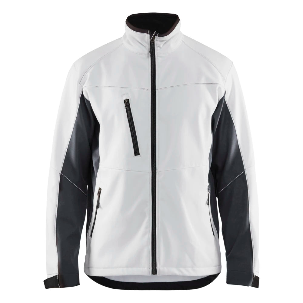 Blaklader 4950 2516 Softshell Jack Wit Donkergrijs