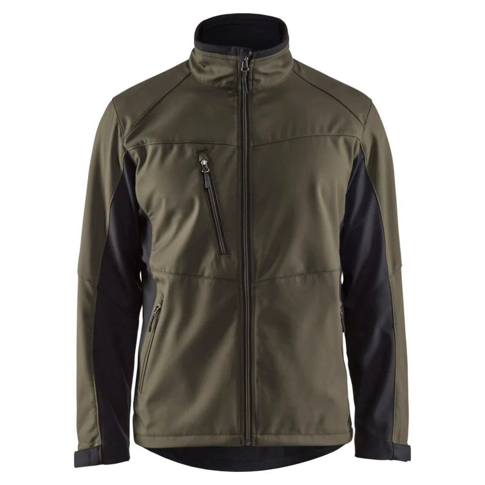 Blaklader 4950 2516 Softshell Jack Groen Zwart