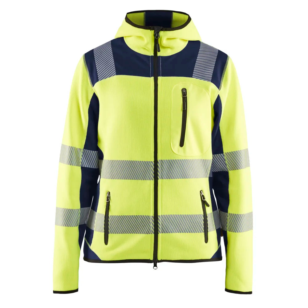 Blaklader 4967 2120 Dames Gebreid Vest High Vis High Vis Geel Marineblauw