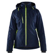 Blaklader 4972 1977 Dames Lichtgewicht Winterjas Donker Marineblauw High Vis Geel