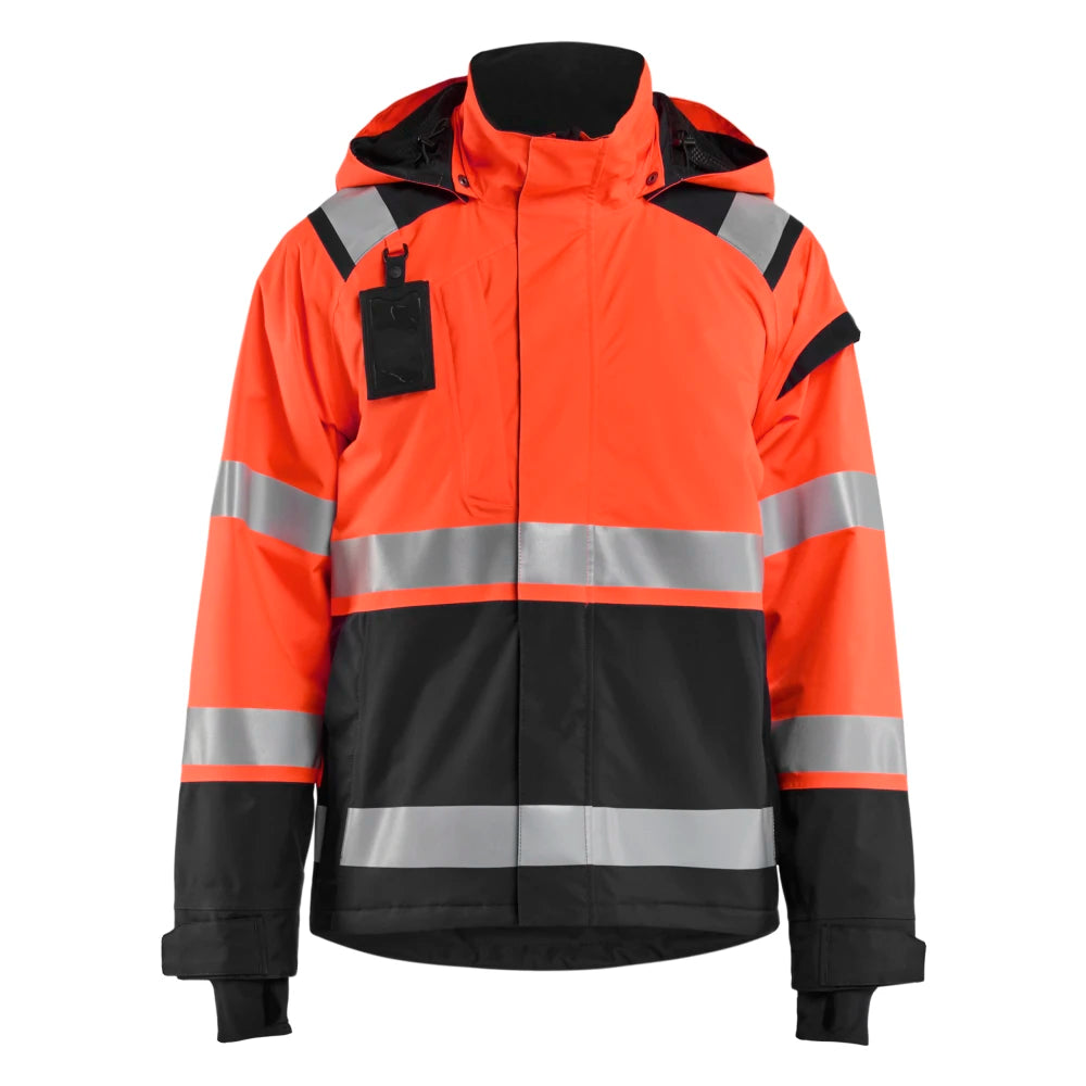 Blaklader 4987 1987 Shell Jack High Vis High Vis Rood Zwart