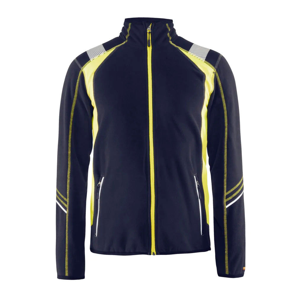 Blaklader 4993 1010 Microfleecevest Visible Marine High Vis Geel