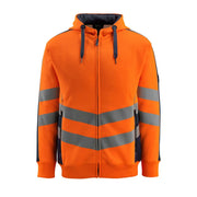 Mascot 50138-932 Capuchontrui Met Rits High Vis Oranje Donkermarine