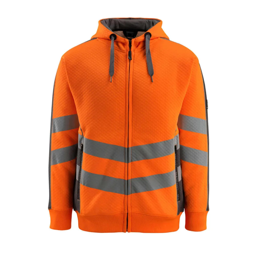Mascot 50138-932 Capuchontrui Met Rits High Vis Oranje Donkerantraciet