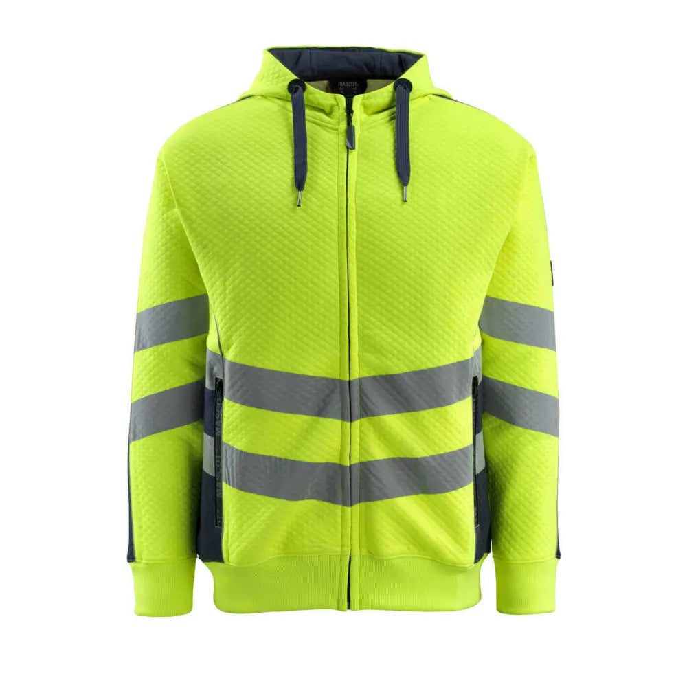 Mascot 50138-932 Capuchontrui Met Rits High Vis Geel Donkermarine