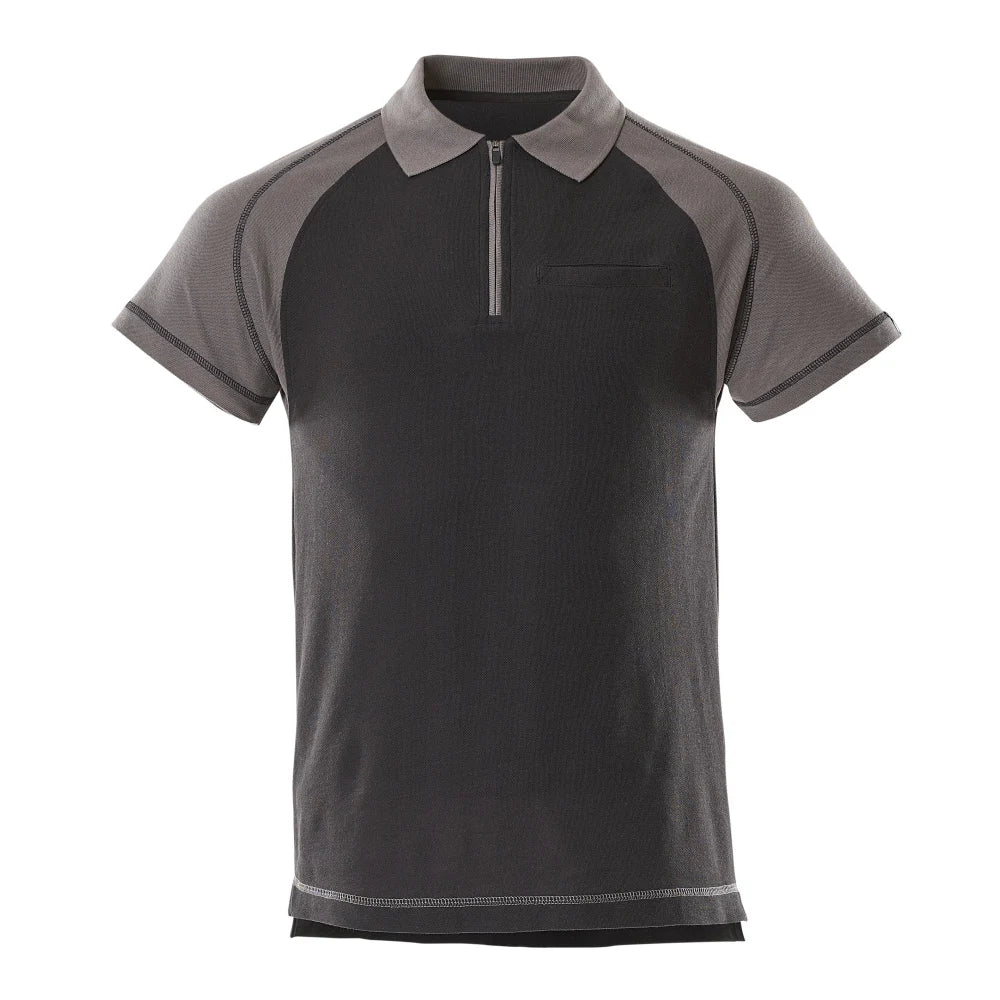 Mascot 50302-260 Poloshirt Met Borstzak Zwart Antraciet