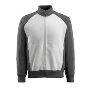 Mascot 50565-963 Sweatshirt Met Rits Wit Donkerantraciet