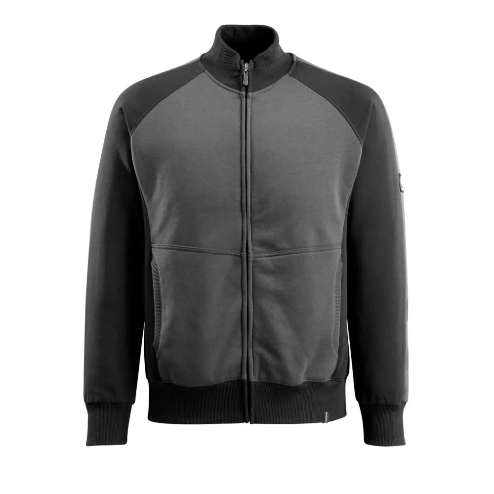Mascot 50565-963 Sweatshirt Met Rits Donkerantraciet Zwart