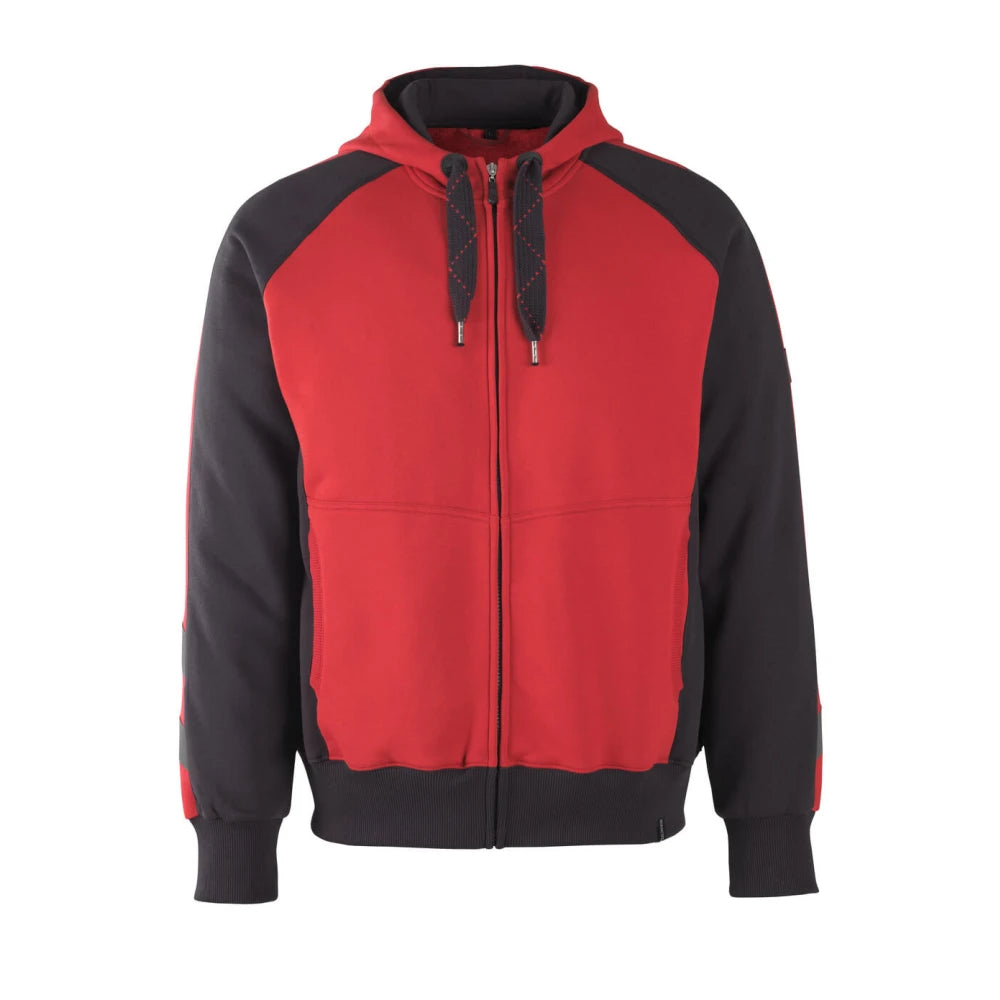 Mascot 50566-963 Capuchontrui Met Rits Rood Zwart