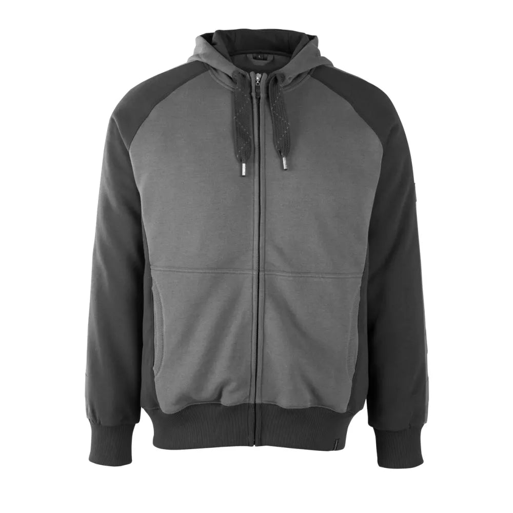 Mascot 50566-963 Capuchontrui Met Rits Donkerantraciet Zwart