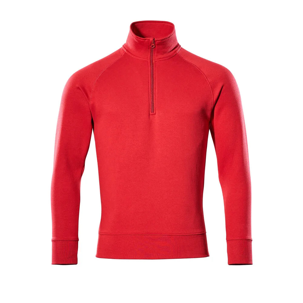 Mascot 50611-971 Sweatshirt Met Korte Rits Rood