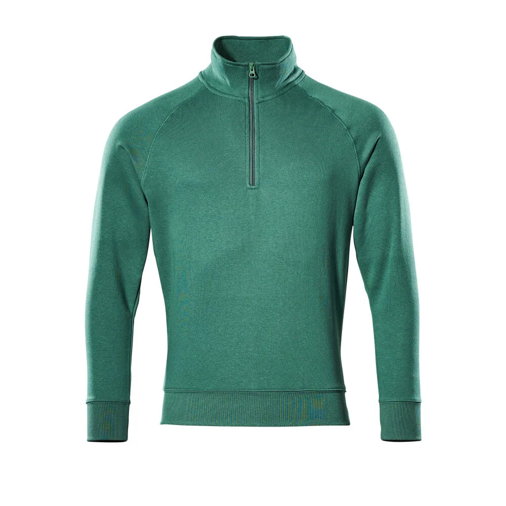 Mascot 50611-971 Sweatshirt Met Korte Rits Groen