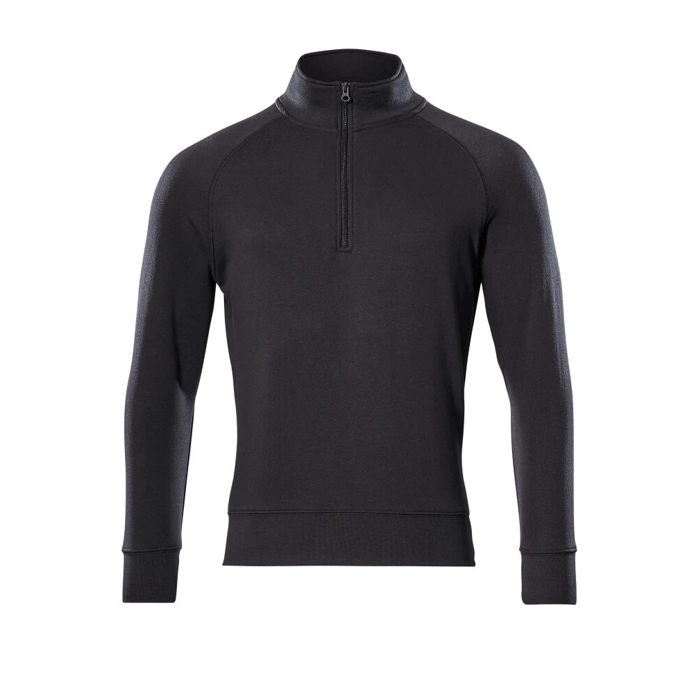 Mascot 50611-971 Sweatshirt Met Korte Rits Zwart