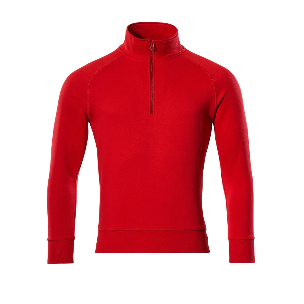 Mascot 50611-971 Sweatshirt Met Korte Rits Signaalrood