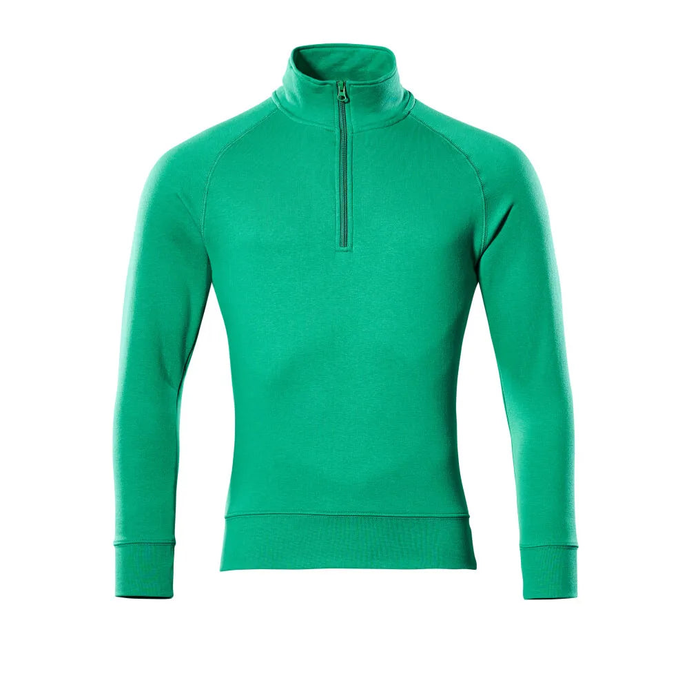 Mascot 50611-971 Sweatshirt Met Korte Rits Helder Groen