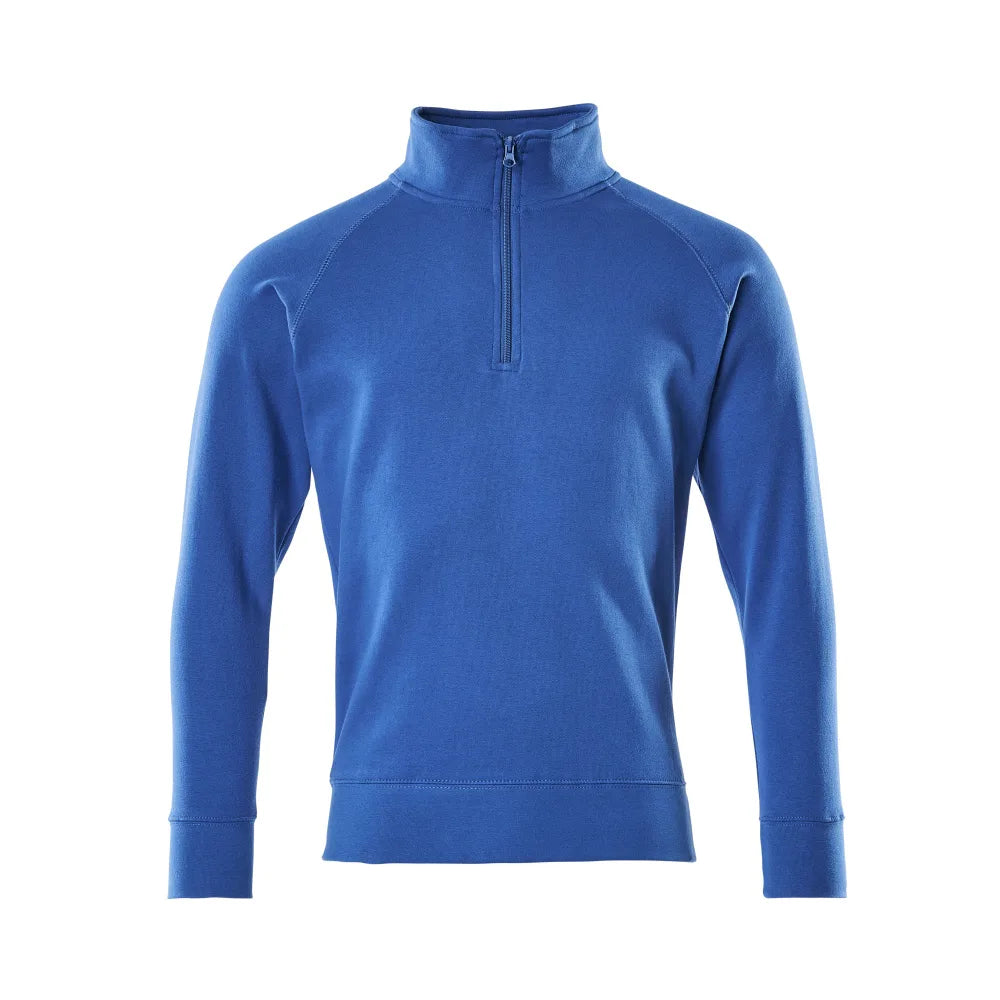 Mascot 50611-971 Sweatshirt Met Korte Rits Helder Blauw