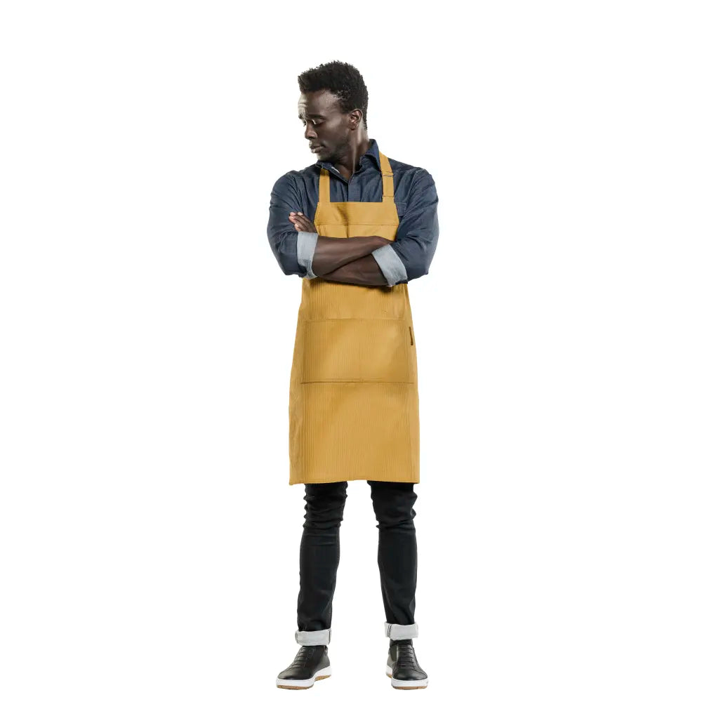 Chaud Devant Schort Yellow Velvet