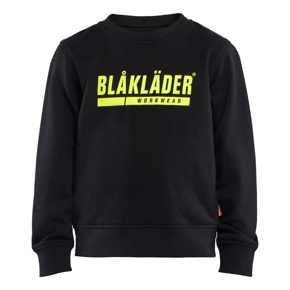 Blaklader 5205 1158 Kids Sweatshirt Zwart High Vis Geel