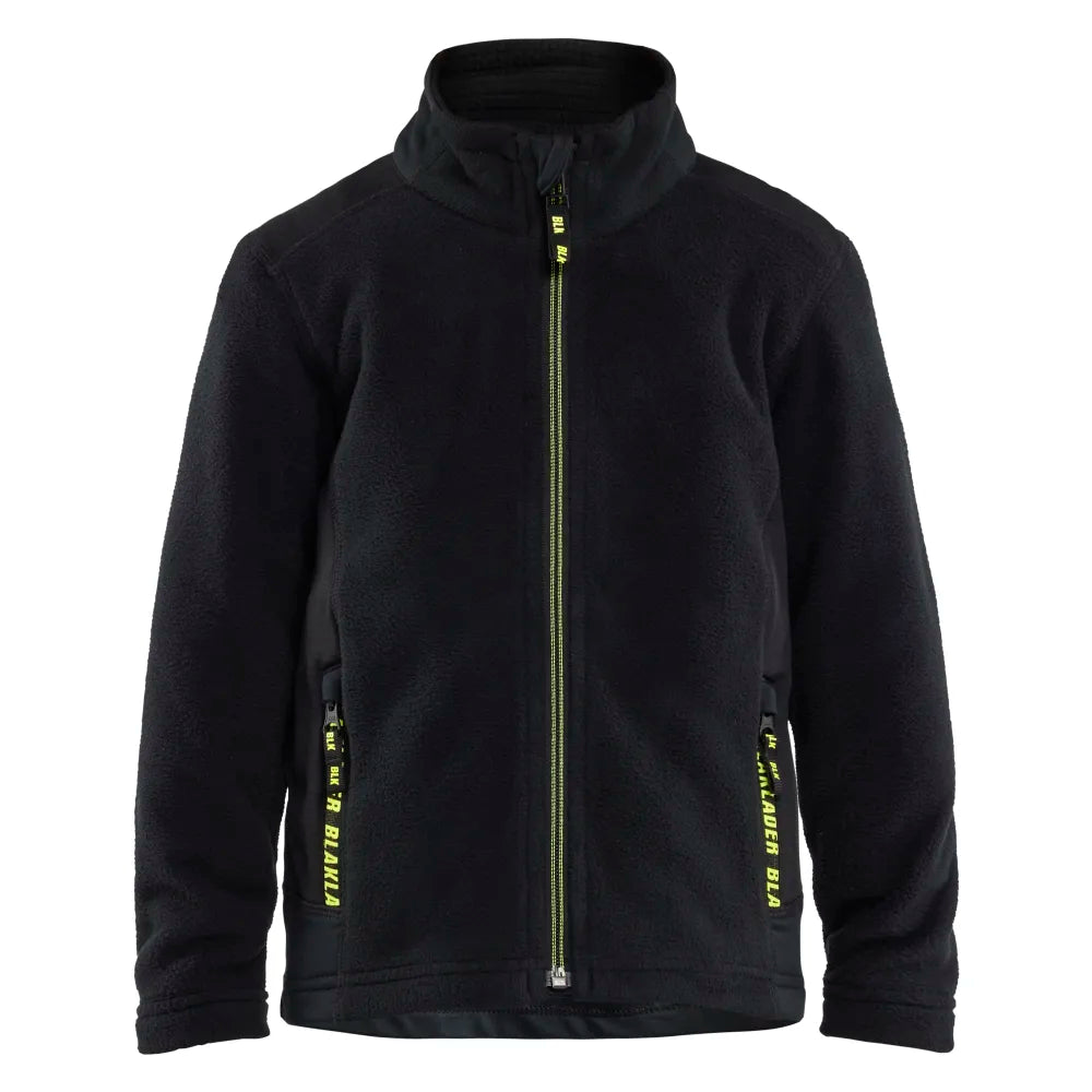 Blaklader 5206 1010 Kids Microfleece Zwart High Vis Geel