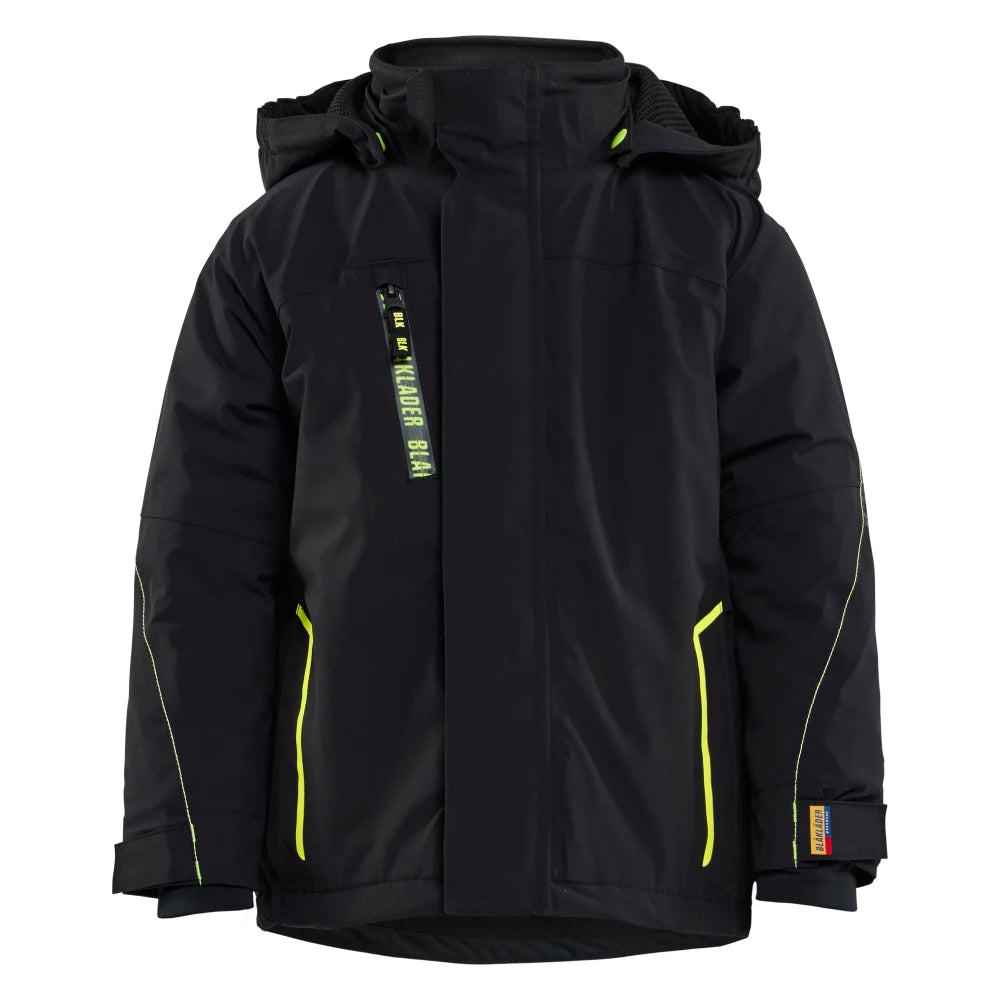 Blaklader 5210 1917 Kids Lichtgewicht Winterjas 4-Weg Stretch Zwart High Vis Geel