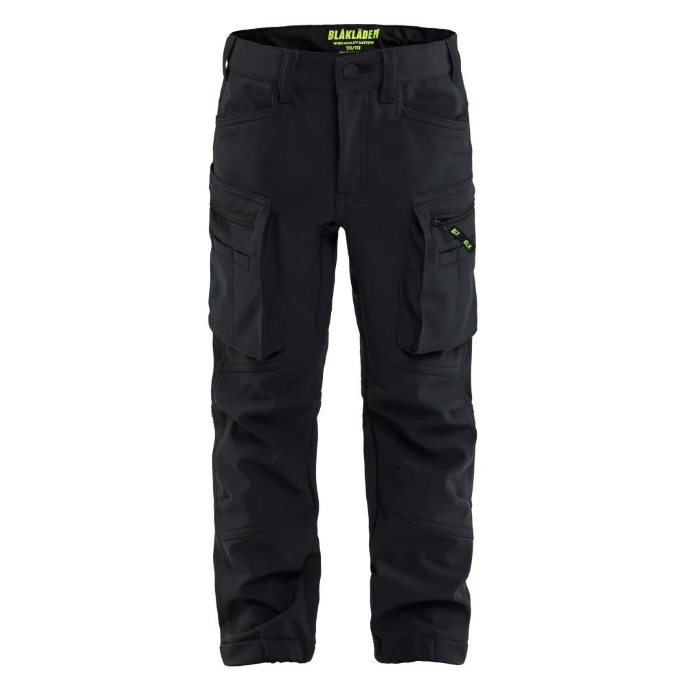 Blaklader 5220 2513 Kids Werkbroek Softshell Zwart
