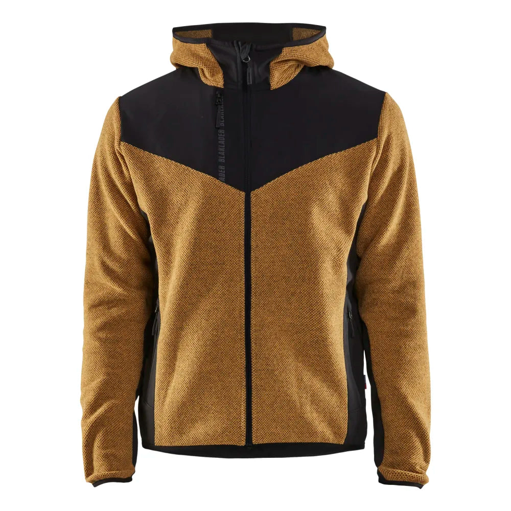 Blaklader 5940 2536 Gebreid Jack Met Softshell Honinggoud Zwart