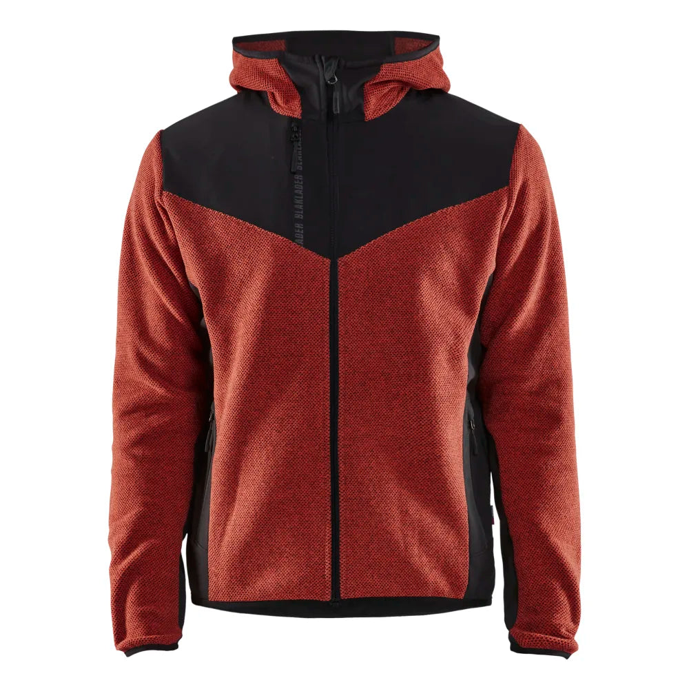 Blaklader 5940 2536 Gebreid Jack Met Softshell Gebrand Rood Zwart