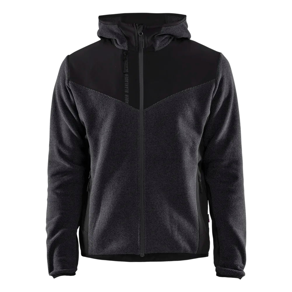 Blaklader 5940 2536 Gebreid Jack Met Softshell Donkergrijs Zwart