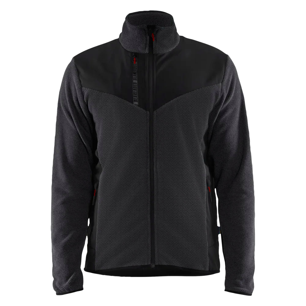 Blaklader 5942 2536 Gebreid Vest Met Softshell Donkergrijs Zwart