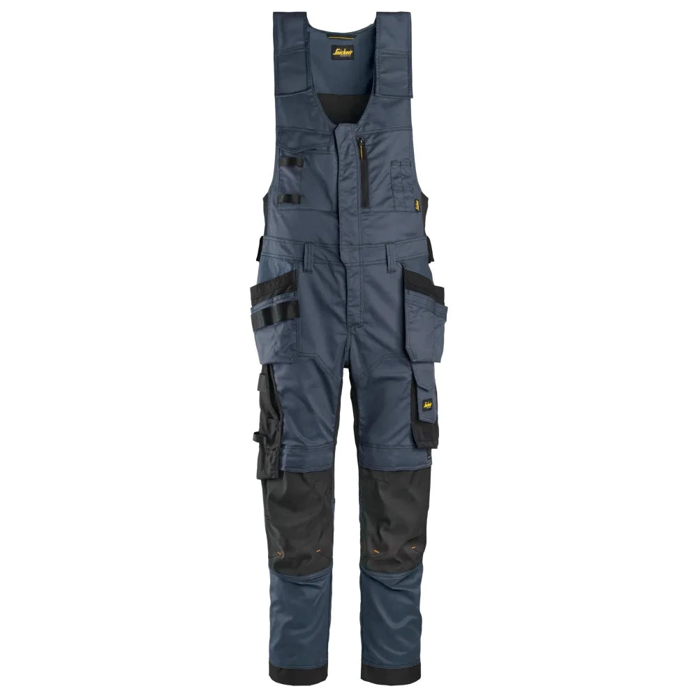 Snickers 6012 Allroundwork Stretch One-Piece Werkbroek Met Holsterzakken 9504 Navy Black