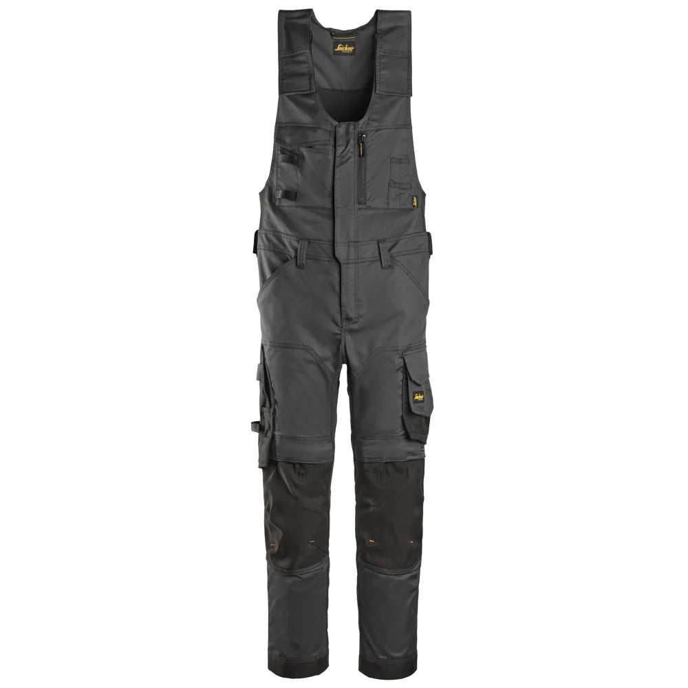 Snickers 6023 Allroundwork Stretch One-Piece Werkbroek 5804 Steel Grey Black