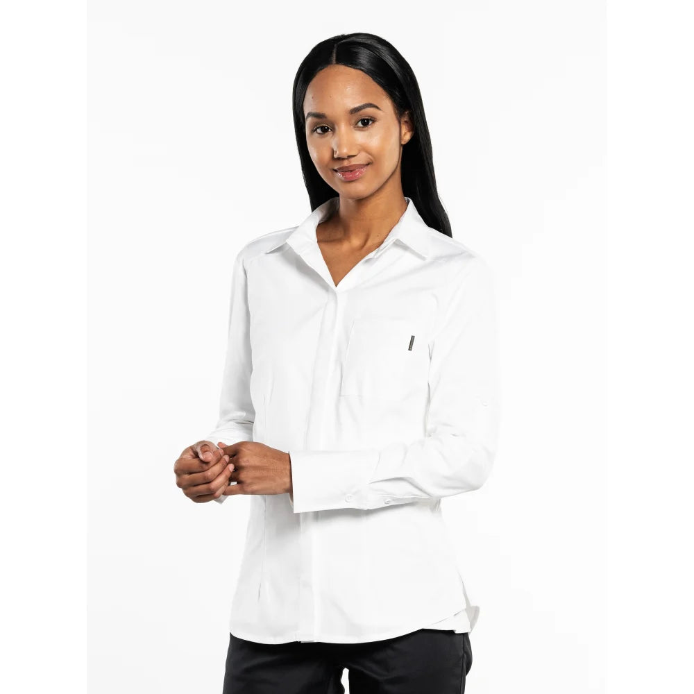 Chaud Devant Overhemd/Blouse Women White Fx