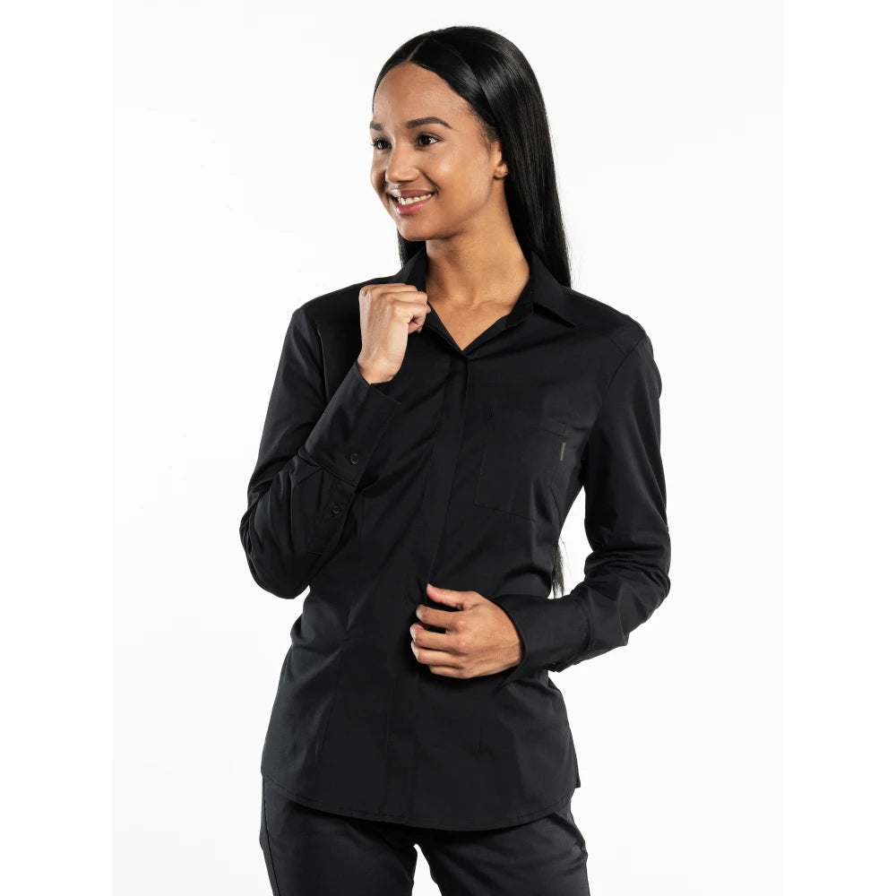 Chaud Devant Overhemd/Blouse Women Black Fx