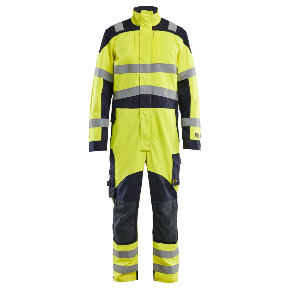 Blaklader 6089 1512 Multinorm Overall Inherent High Vis Geel Marineblauw