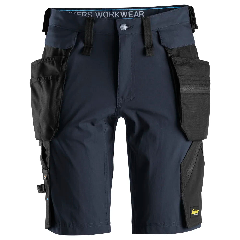 Snickers 6108 Litework Werkshorts Met Afneembare Holsterzakken 9504 Navy Black