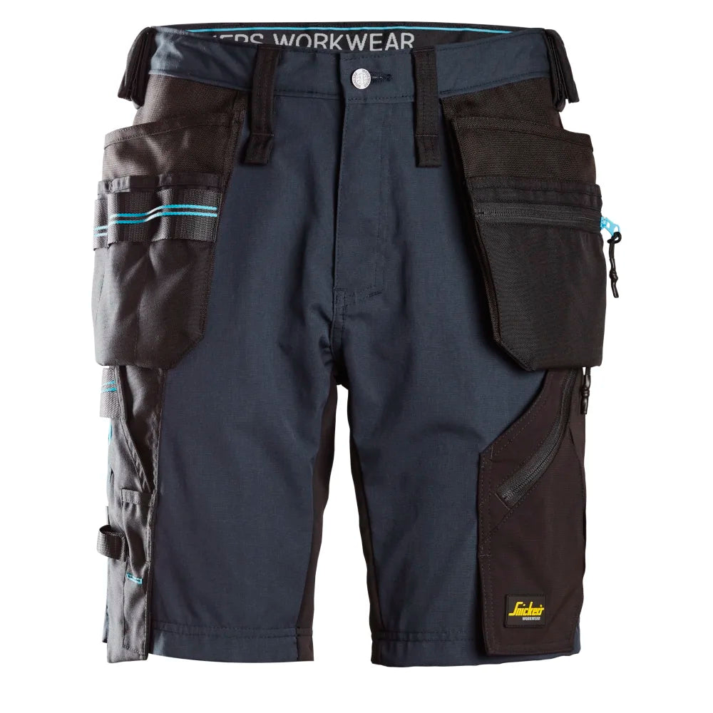 Snickers 6110 Litework 37.5 Werkshorts Met Holsterzakken 9504 Navy Black