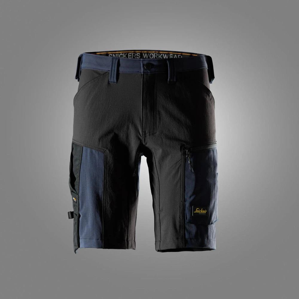 Snickers 6119 Allroundwork Stretch Shorts 9504 Navy Black