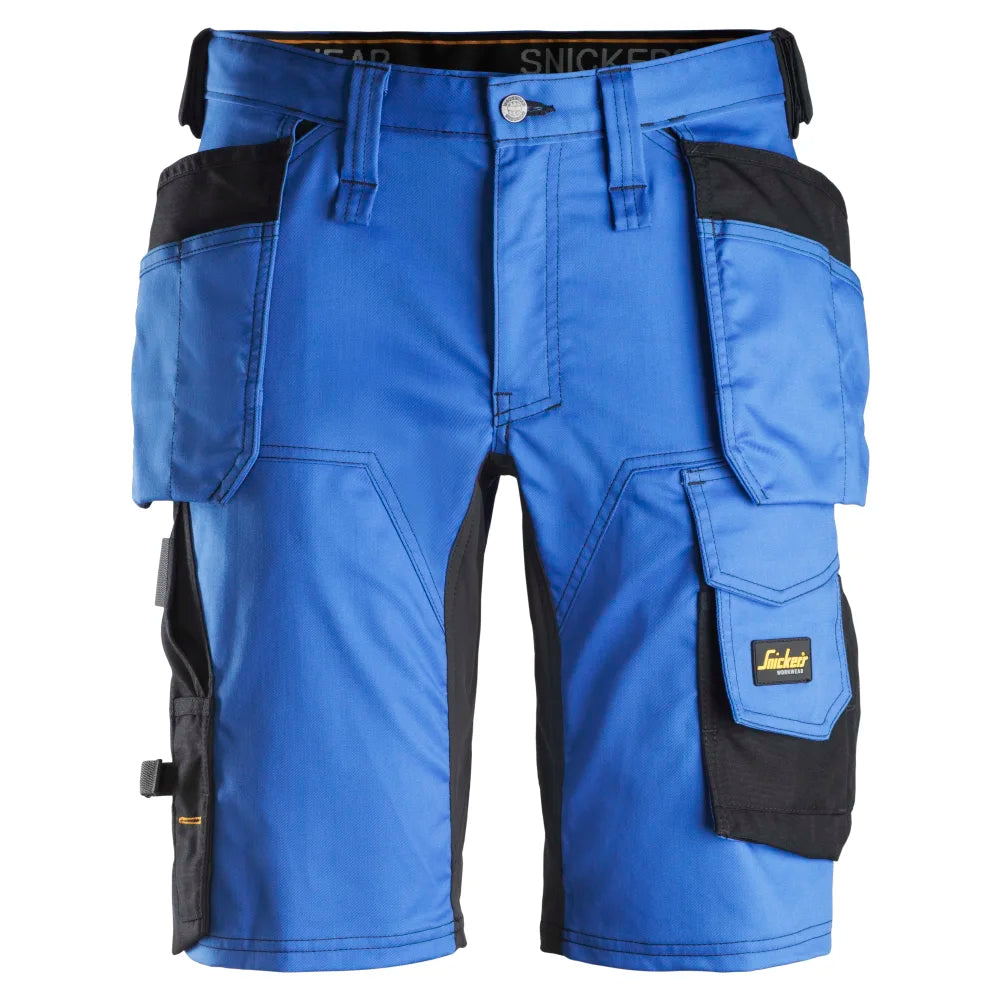 Snickers 6141 Allroundwork 2-Way Stretch Werkshorts Met Holsterzakken 5604 True Blue Black