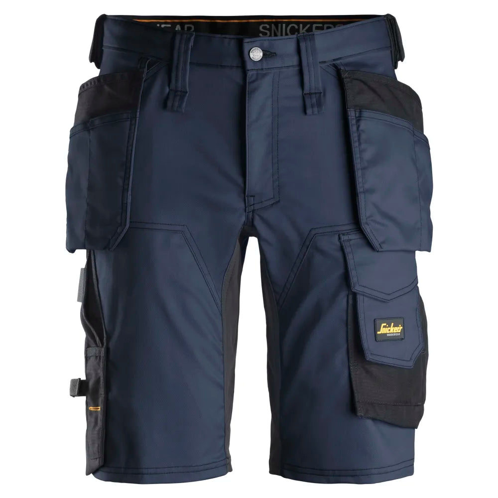 Snickers 6141 Allroundwork 2-Way Stretch Werkshorts Met Holsterzakken 9504 Navy Black