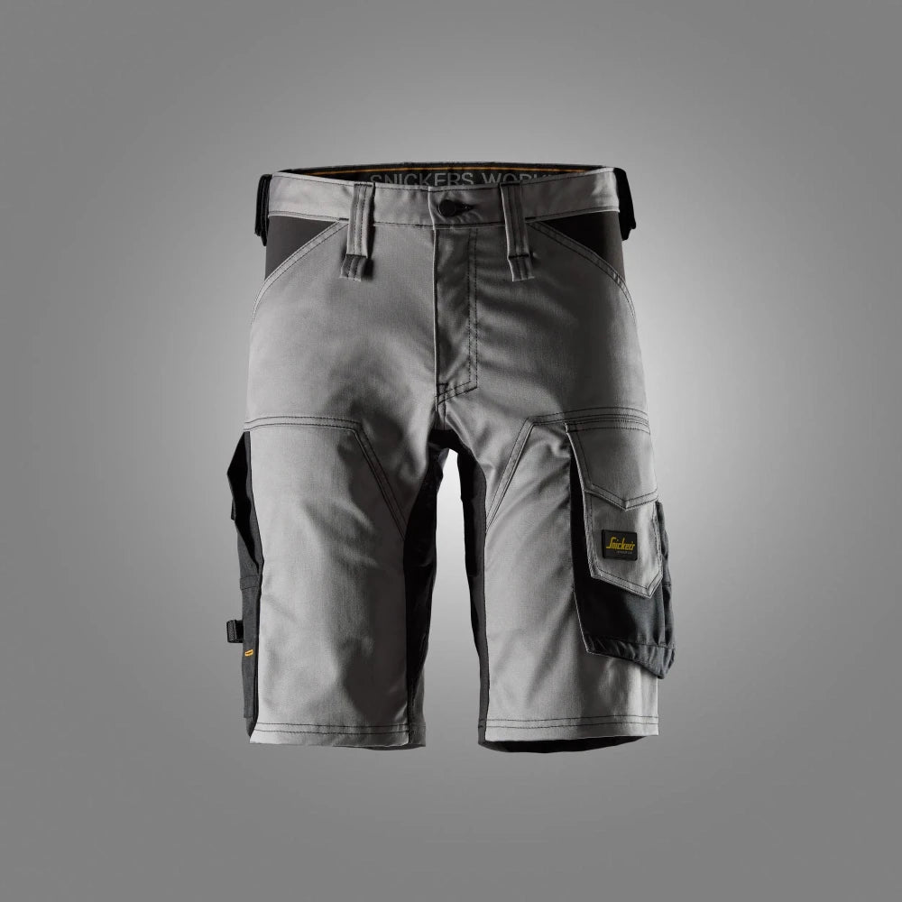 Snickers 6143 Allroundwork 2-Way Stretch Werkshorts 1804 Grey Black