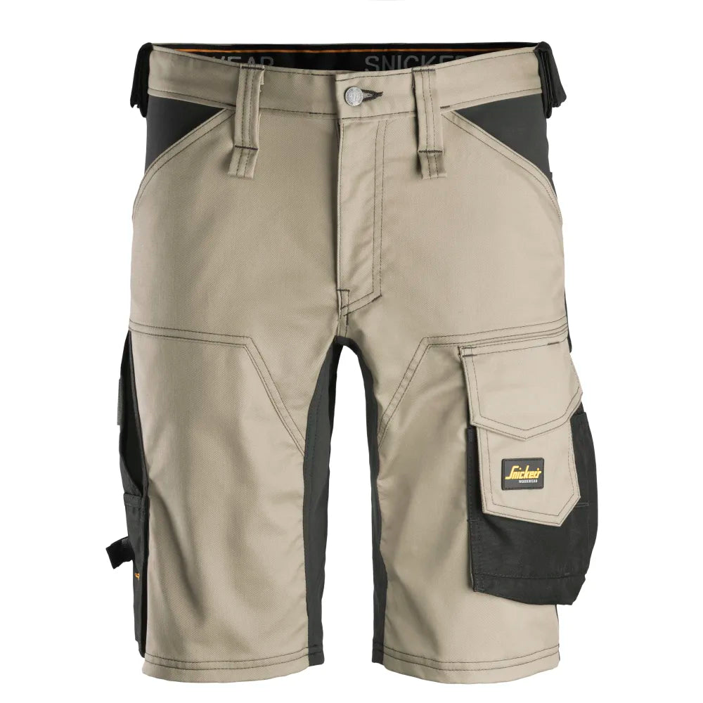 Snickers 6143 Allroundwork 2-Way Stretch Werkshorts 2004 Khaki Black