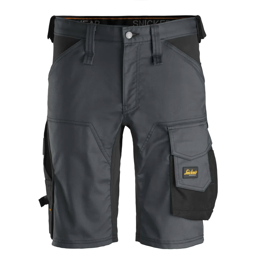 Snickers 6143 Allroundwork 2-Way Stretch Werkshorts 5804 Steel Grey Black