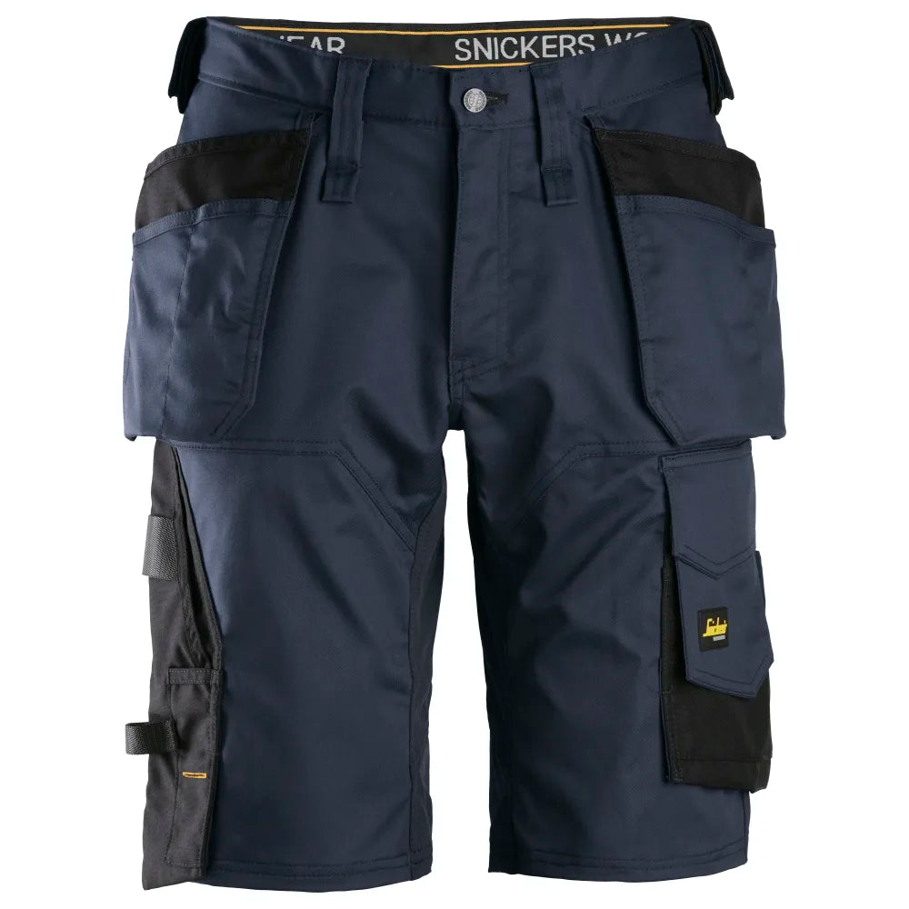 Snickers 6151 Allroundwork Stretch Loose Fit Werkshorts Met Holsterzakken 9504 Navy Black