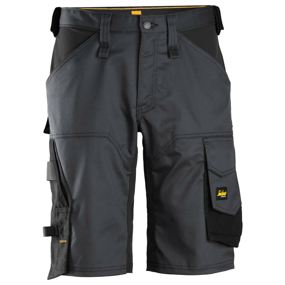 Snickers 6153 Allroundwork Stretch Loose Fit Werkshorts 5804 Steel Grey Black